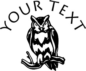 Owl Decal