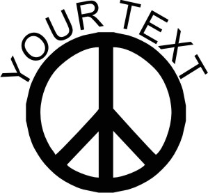 Peace And Love Decal
