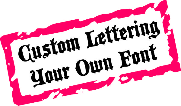Custom Lettering Your Own Font